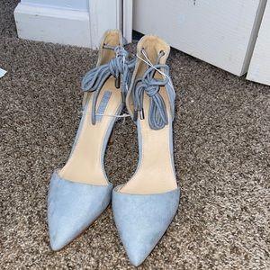 Baby blue heels